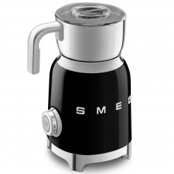 Уред за разпенване на мляко Smeg MFF11BLEU, 500 W, 600 мл, 8 програми, Подвижна кана, Автоматично изключване, Черен