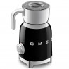 Уред за разпенване на мляко Smeg MFF11BLEU, 500 W, 600 мл, 8 програми, Подвижна кана, Автоматично изключване, Черен