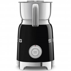 Уред за разпенване на мляко Smeg MFF11BLEU, 500 W, 600 мл, 8 програми, Подвижна кана, Автоматично изключване, Черен
