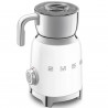 Уред за разпенване на мляко Smeg MFF11WHEU, 500 W, 600 мл, 8 програми, Подвижна кана, Автоматично изключване, Бял