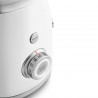 Блендер Smeg BLF03WHEU, 800W, 1.5 л, 18000 об/мин, 4 програми, 4 скорости + Пулс, Неръждаема стомана, Бял