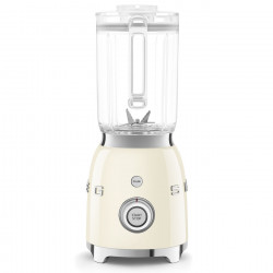 Блендер Smeg BLF03CREU, 800W, 1.5 л, 18000 об/мин, 4 програми, 4 скорости + Пулс, Неръждаема стомана, Крема