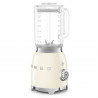 Блендер Smeg BLF03CREU, 800W, 1.5 л, 18000 об/мин, 4 програми, 4 скорости + Пулс, Неръждаема стомана, Крема