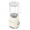 Блендер Smeg BLF03CREU, 800W, 1.5 л, 18000 об/мин, 4 програми, 4 скорости + Пулс, Неръждаема стомана, Крема