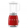 Блендер Smeg BLF03RDEU, 800W, 1.5 л, 18000 об/мин, 4 програми, 4 скорости + Пулс, Неръждаема стомана, Червен