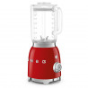 Блендер Smeg BLF03RDEU, 800W, 1.5 л, 18000 об/мин, 4 програми, 4 скорости + Пулс, Неръждаема стомана, Червен