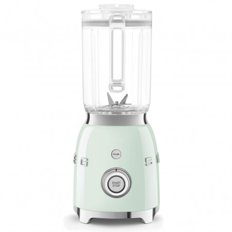 Блендер Smeg BLF03PGEU, 800W, 1.5 л, 18000 об/мин, 4 програми, 4 скорости + Пулс, Неръждаема стомана, Пастелно зелен