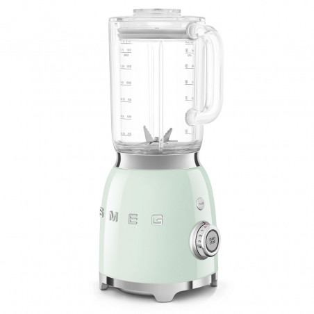 Блендер Smeg BLF03PGEU, 800W, 1.5 л, 18000 об/мин, 4 програми, 4 скорости + Пулс, Неръждаема стомана, Пастелно зелен