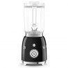 Блендер Smeg BLF03BLEU, 800W, 1.5 л, 18000 об/мин, 4 програми, 4 скорости + Пулс, Неръждаема стомана, Черен