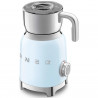 Уред за разпенване на мляко Smeg MFF11PBEU, 500 W, 600 мл, 8 програми, Подвижна кана, Автоматично изключване, Пастелно Синьо