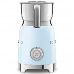 Уред за разпенване на мляко Smeg MFF11PBEU, 500 W, 600 мл, 8 програми, Подвижна кана, Автоматично изключване, Пастелно Синьо