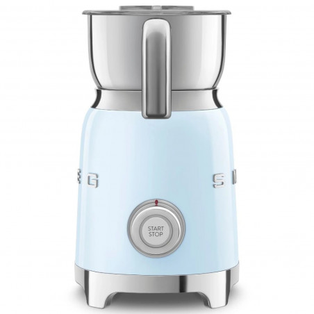 Уред за разпенване на мляко Smeg MFF11PBEU, 500 W, 600 мл, 8 програми, Подвижна кана, Автоматично изключване, Пастелно Синьо