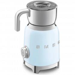 Уред за разпенване на мляко Smeg MFF11PBEU, 500 W, 600 мл, 8 програми, Подвижна кана, Автоматично изключване, Пастелно Синьо