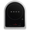 Преносим индукционен котлон Smeg PIC01BLMEU, 2100 W, Керамично стъкло, Черен мат
