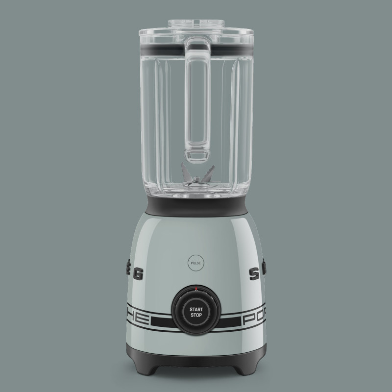 Блендер Smeg Porsche BLF03PSGEU, 800W, 1.5 л, 18000 об/мин, 4 програми, 4 скорости + Пулс, Неръждаема стомана, Зелен
