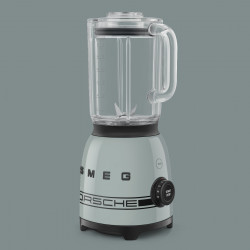 Блендер Smeg Porsche BLF03PSGEU, 800W, 1.5 л, 18000 об/мин, 4 програми, 4 скорости + Пулс, Неръждаема стомана, Зелен