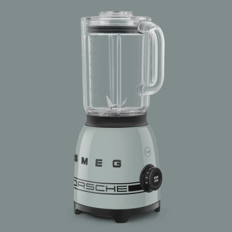 Блендер Smeg Porsche BLF03PSGEU, 800W, 1.5 л, 18000 об/мин, 4 програми, 4 скорости + Пулс, Неръждаема стомана, Зелен