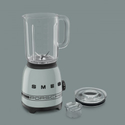 Блендер Smeg Porsche BLF03PSGEU, 800W, 1.5 л, 18000 об/мин, 4 програми, 4 скорости + Пулс, Неръждаема стомана, Зелен