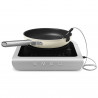 Преносим индукционен котлон Smeg PIC01WHMEU, 2100 W, Керамично стъкло, Бял мат