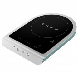 Преносим индукционен котлон Smeg PIC01EGMEU, 2100 W, Керамично стъкло, Изумрудено зелено