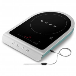 Преносим индукционен котлон Smeg PIC01EGMEU, 2100 W, Керамично стъкло, Изумрудено зелено
