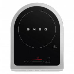 Преносим индукционен котлон Smeg PIC01EGMEU, 2100 W, Керамично стъкло, Изумрудено зелено