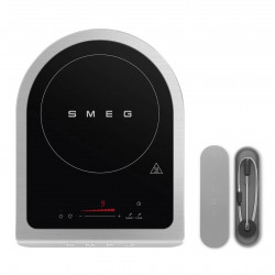 Преносим индукционен котлон Smeg PIC01EGMEU, 2100 W, Керамично стъкло, Изумрудено зелено