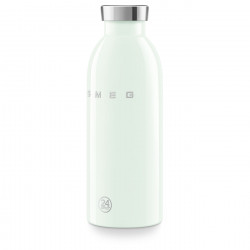 Термо бутилка SMEG Clima 50's Style WBF01PG, 500 мл, Херметично затваряне, Двустенна, Неръждаема стомана 18/8, Зелен