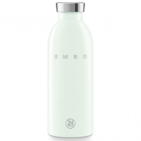 Термо бутилка SMEG Clima 50's Style WBF01PG, 500 мл, Херметично затваряне, Двустенна, Неръждаема стомана 18/8, Зелен