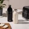 Термо бутилка SMEG Clima 50's Style WBF01CR, 500 мл, Херметично затваряне, Двустенна, Неръждаема стомана 18/8, Крем