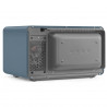 Комбинирана микровълнова фурна с горещ въздух SMEG Collezione MOC02SBMEU, 900W, 27 л, 25 програми, Плавно затваряне, Индивидуални настройки, Син