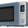 Комбинирана микровълнова фурна с горещ въздух SMEG Collezione MOC02SBMEU, 900W, 27 л, 25 програми, Плавно затваряне, Индивидуални настройки, Син