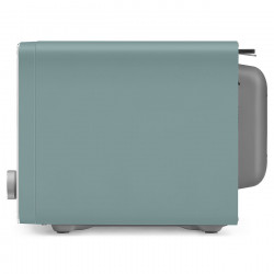 Комбинирана микровълнова фурна с горещ въздух SMEG Collezione MOC02EGMEU, 900W, 27 л, 25 програми, Плавно затваряне, Индивидуални настройки, Зелен