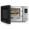 Комбинирана микровълнова фурна с горещ въздух SMEG Collezione MOC02BLMEU, 900W, 27 л, 25 програми, Плавно затваряне, Индивидуални настройки, Черен мат