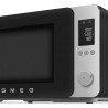 Комбинирана микровълнова фурна с горещ въздух SMEG Collezione MOC02BLMEU, 900W, 27 л, 25 програми, Плавно затваряне, Индивидуални настройки, Черен мат