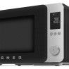 Комбинирана микровълнова фурна с горещ въздух SMEG Collezione MOC02BLMEU, 900W, 27 л, 25 програми, Плавно затваряне, Индивидуални настройки, Черен мат