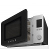 Комбинирана микровълнова фурна с горещ въздух SMEG Collezione MOC02BLMEU, 900W, 27 л, 25 програми, Плавно затваряне, Индивидуални настройки, Черен мат
