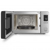 Комбинирана микровълнова фурна с горещ въздух SMEG Collezione MOC02BLMEU, 900W, 27 л, 25 програми, Плавно затваряне, Индивидуални настройки, Черен мат