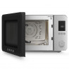 Комбинирана микровълнова фурна с горещ въздух SMEG Collezione MOC02BLMEU, 900W, 27 л, 25 програми, Плавно затваряне, Индивидуални настройки, Черен мат