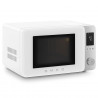 Комбинирана микровълнова фурна с горещ въздух SMEG Collezione MOC02WHMEU, 900W, 27 л, 25 програми, Плавно затваряне, Индивидуални настройки, Бял мат