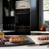 Многофункционален грил SMEG 50's Style MGF01CREU, 2100W, 60-230°C, 3 програми, Керамично покритие, Тава за отцеждане, Звуков сигнал, Таймер, Крем