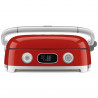 Многофункционален грил SMEG 50's Style MGF01RDEU, 2100W, 60-230°C, 3 програми, Керамично покритие, Тава за отцеждане, Звуков сигнал, Таймер, Червен