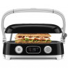 Многофункционален грил SMEG 50's Style MGF01BLEU, 2100W, 60-230°C, 3 програми, Керамично покритие, Тава за отцеждане, Звуков сигнал, Таймер, Черен