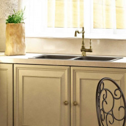 Смесител за кухня SMEG Coloniale MIR6O-2, 5 bar, Единична команда, 360° чучур, Аератор, Месинг