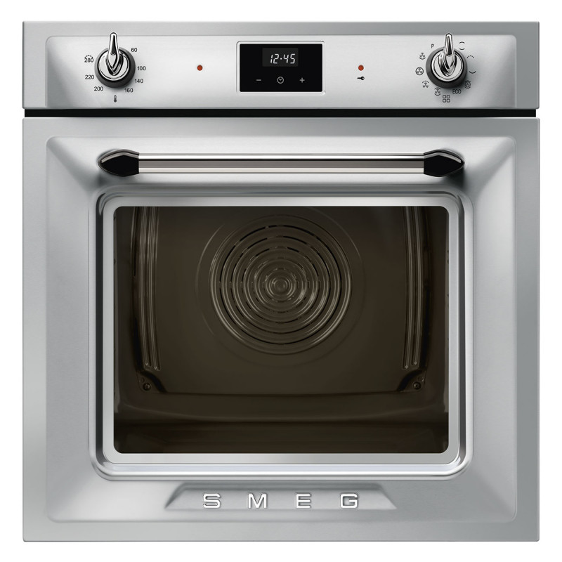 Фурна за вграждане Smeg SOP6900TX, 3000W, 68 л, Клас A, 9 функции и 5 нива на готвене, Самопочистване, Таймер, 30-280C, Инокс