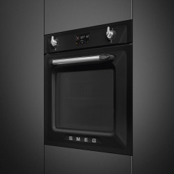Фурна за вграждане Smeg SOP6902S2PN, 3000W, 68 л, Клас A++, 12 функции и 5 нива на готвене, Готвене чрез Комбинирана пара, Самопочистване, Таймер, 30-280C, Черен