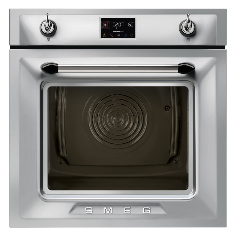 Фурна за вграждане Smeg SOP6902S2PX, 3000W, 68 л, Клас A++, 12 функции и 5 нива на готвене, Готвене чрез Комбинирана пара, Самопочистване, Таймер, 30-280C, Инокс