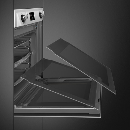 Фурна за вграждане Smeg SOP6902S2PX, 3000W, 68 л, Клас A++, 12 функции и 5 нива на готвене, Готвене чрез Комбинирана пара, Самопочистване, Таймер, 30-280C, Инокс