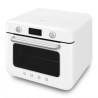Мини фурна с комбинирана пара Smeg COF01WHEU, 1800 W, 10 функции, LCD дисплей, 40-230C, Бяла