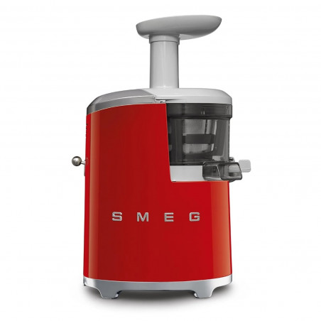 Сокоизстисквачка Smeg SJF01RDEU, 150W, 500 мл, Обратно въртене, Контейнер за отпадъци 1.6 л, Червен